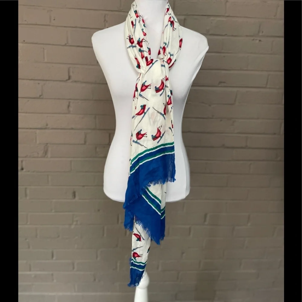 Talbots  Bird Print Scarf